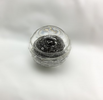 GLASS SCULPTURE COSTARE - Black