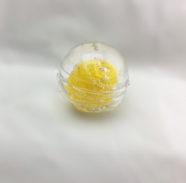 GLASS SCULPTURE COSTARE - Yellow