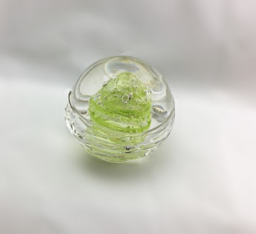 GLASS SCULPTURE COSTARE - Green