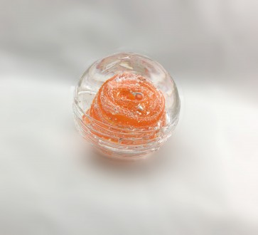 GLASS SCULPTURE COSTARE - Orange