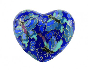 BLUE BUTTERFLY Heart  