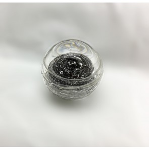 GLASS SCULPTURE COSTARE - Black