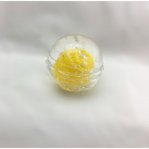 GLASS SCULPTURE COSTARE - Yellow
