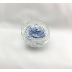 GLASS SCULPTURE COSTARE - Blue