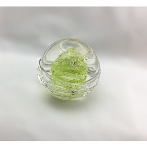 GLASS SCULPTURE COSTARE - Green